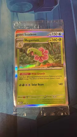 Pokemon Mega Evolution Prerelease STAFF Promo (Set of 4) SEALED - Image 4