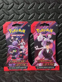 Pokemon Destined Rivals Sleeved Booster Packs Lot of 2 – Factory Sealed - Image 1