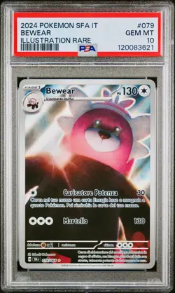 POKEMON PSA 10 BEWEAR ILLUSTRATION RARE 079/064 SHROUDED FABLE ITALIANO POP 4!🌍 - Image 1