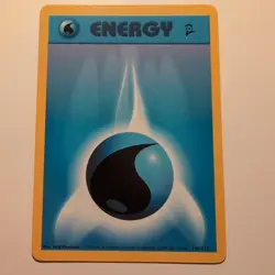 Water Energy - Pokemon TCG Karte - Base Set 2 - 130/130 - 2000 - English - Image 1