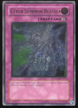 Yu-Gi-Oh TCG Power of the Duelist #POTD-EN057 Cyber Summon Blaster (UTR) - Image 1