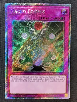 Yu-Gi-Oh TCG #RA03-EN164 Macro Cosmos 1st Edition Platinum Secret Rare LP - Image 1