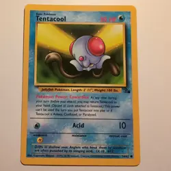 Tentacool - Pokemon TCG Karte - Fossil - 56/62 - 1999 - English - Image 1