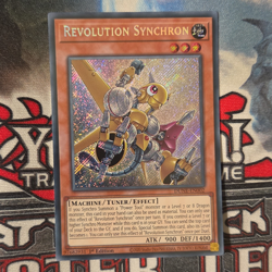 Yu-Gi-Oh! Revolution Synchron DUNE-EN002 1st Ed Secret Rare Foil Tuner - Image 1