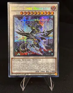 Yu-Gi-Oh! Red-Eyes Zombie Dragon Lord MP23-EN083 Secret Rare 1st Edition - Image 1