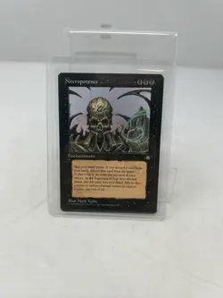Necropotence (x1) Ice Age EX/NM MTG Magic The Gathering Tcg Card Single - Image 1