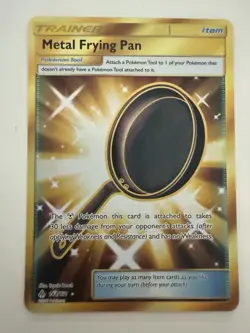 Pokemon Metal Frying Pan (Secret) Forbidden Light Secret Rare 144/131 - Image 1
