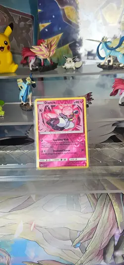 Diancie 94/147 Holo Rare Burning Shadows Pokemon Reverse Holo Lightly Played - Image 2