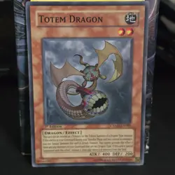 Yugioh Totem Dragon CRMS-EN085 Super Rare 1st Ed NM - Image 1