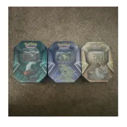 Pokemon TCG Lot of 3 Character Mini Tins Zygarde Tyranitar Slaking - Image 1
