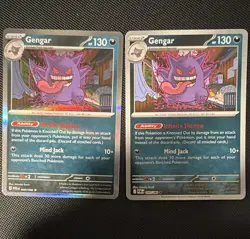 Pokemon TCG Gengar 050/088 Perfect Order (2) Card Lot Reverse Holo and Holo - Image 1