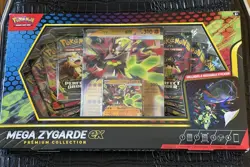 pokemon lot sealed collection 2026 Zygarde Ex Hop’s Zacian Mega Feraligatr Box - Image 2