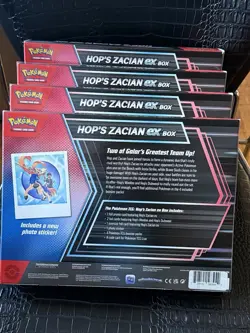 pokemon lot sealed collection 2026 Zygarde Ex Hop’s Zacian Mega Feraligatr Box - Image 3