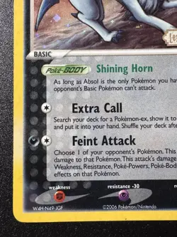 Absol 15/92 EX Legend Maker Pokemon Card Reverse Holo Foil Rare MP - Image 5