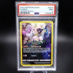 2023 POKEMON SWORD & SHIELD CROWN ZENITH #GG10 FULL ART/MEW PSA 9 - Image 2