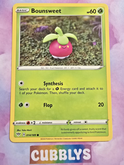 Bounsweet Pokemon Card Bundle - 5 Cards Reg & Rv Holo - Scarlet & Violet SWSH Nm - Image 4