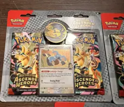Pokemon TCG Lot of 3 Ascended Heroes 2 Pack Blister Bundle Sealed Promo - Image 2