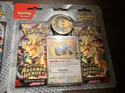 Pokemon TCG Lot of 3 Ascended Heroes 2 Pack Blister Bundle Sealed Promo - Image 3