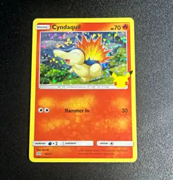 Pokemon Cyndaquil 010/025 | McDonald's 25th Anniversary | Holo Promo - Image 1