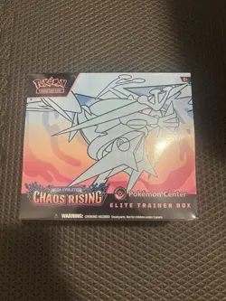 Pokemon Center Elite Trainer Box Chaos Rising New Factory Sealed - Image 1