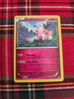 Pokemon TCG - Mr. Mime 91/146 - XY 2014 - Image 1