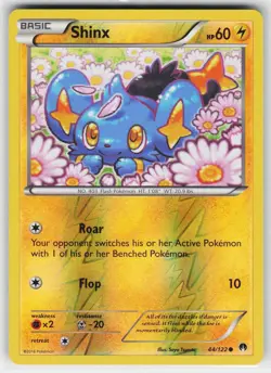 Shinx 44 Reverse Holo 122 C BREAKpoint Pokemon Lightly Played - Image 1