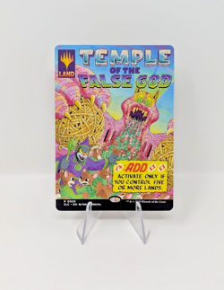 MTG Temple of the False God NM Encyclopedia Secret Lair Magic, Countdown Kit - Image 1