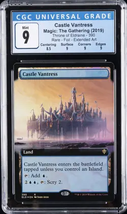 2019 MAGIC: THE GATHERING #390 CASTLE VANTRESS CGC 9 - Image 1