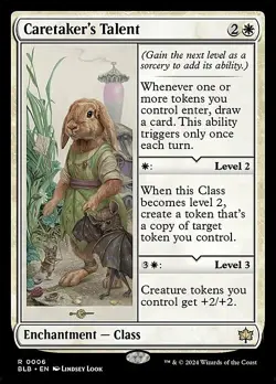 Magic The Gathering MTG CARETAKER'S TALENT Bloomburrow NM Near Mint - Image 1