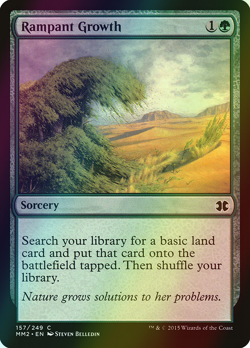 MTG Rampant Growth Foil ** Modern Masters 2015 ** English (NM) - Image 1