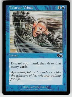 Tolarian Winds 104 Common Urza's Saga Magic: The Gathering Near Mint - Image 1