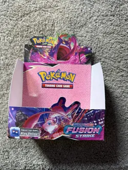 Pokemon TCG Fusion Strike Booster Box Empty - No Packs or Cards - Image 1