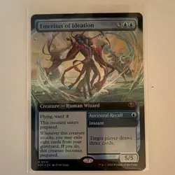 MTG Emeritus of Ideation 0315 Secrets of Strixhaven Mythic Foil Borderless - Image 2