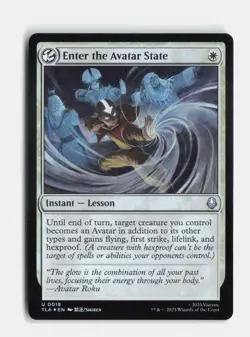 Enter the Avatar State 18 Foil Avatar: The Last Airbender MTG NM - Image 1
