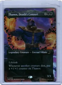 Commander: Marvel Super Heroes #508 Thanos, Death's Consort (Borderless) - Image 1