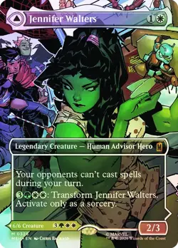 Jennifer Walters Foil Borderless Marvel Super Heroes NM MTG - Image 1