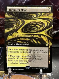 Turbulent Moor (Extended) NF [Secrets Of Strixhaven] MTG - Image 1