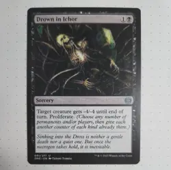 Drown in Ichor -Uncommon-NM Phyrexia:AWBO 2023 ONE 091/271 MTG magic tcg Black - Image 1