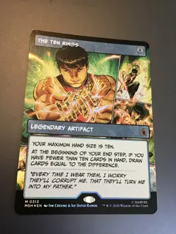 MTG Marvel Super Heroes 0313 The Ten Rings Borderless Foil - Image 1