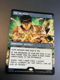 MTG Marvel Super Heroes 0313 The Ten Rings Borderless Foil - Image 2