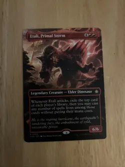 Etali, Primal Storm BORDERLESS R 0329-MTG: Foundations-Regular Finish - Image 1