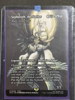 MTG: Final Fantasy Through the Ages Sephiroth, the Savior (Showcase) - Image 1