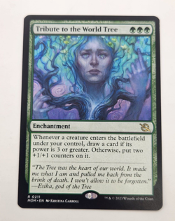 MTG Tribute to the World Tree (211/548) March of the Machine Light Play - Image 1