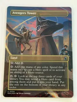 Avengers Tower Borderless Marvel Super Heroes Foil 334 - Image 1