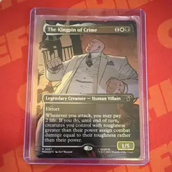 The Kingpin of Crime (Borderless) (0327) Marvel Super Heroes Foil - NM - MTG - Image 1