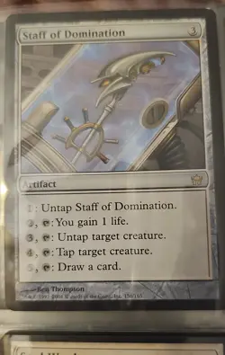 Staff of Domination Fifth Dawn Regular Magic the Gathering MTG - Image 1