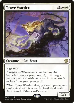 NM - Trove Warden [ZNC - 3] Commander: Zendikar Rising - Image 1