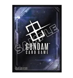 Official Card Sleeves EX Space Black GUNDAM BANDAI FEST - Image 1
