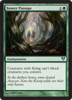 1x Bower Passage Heavy Play MTG Magic - Kid Icarus - - Image 1