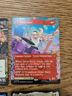 MTG Spider-Man Mythic x4 Gwen Stacy Norman Osborn Peter Parker Eddie Brock NM - Image 2